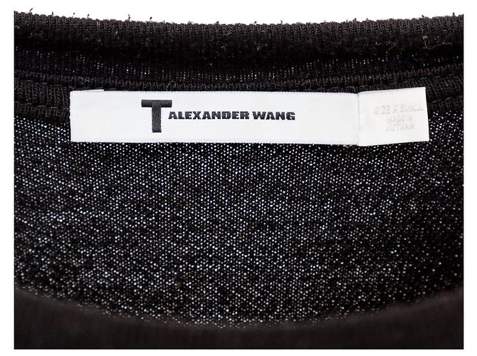 Camiseta oversized Alexander Wang Negro - vista 7