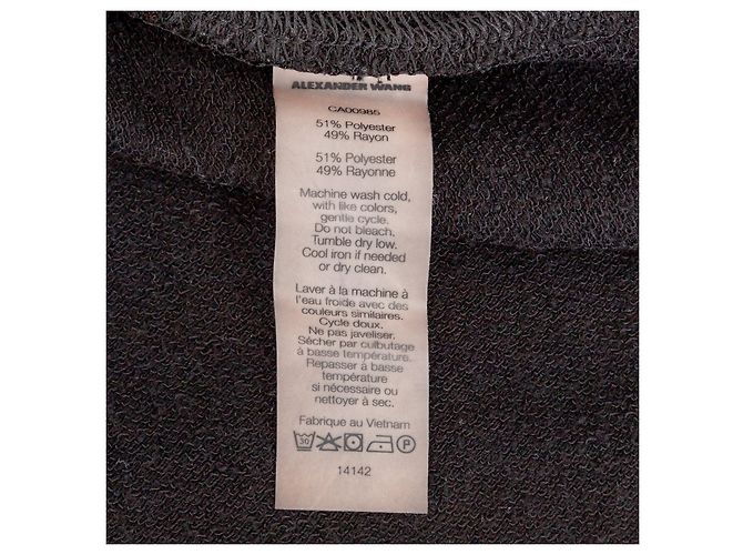 Camiseta oversized Alexander Wang Negro - vista 8