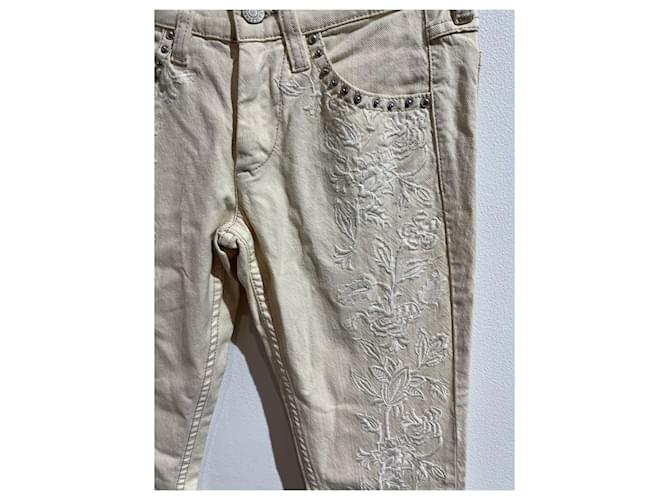 ISABEL MARANT Jeans T.FR 34 Algodón Beige - vista 2