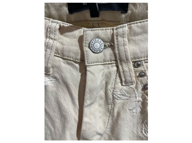 ISABEL MARANT Jeans T.FR 34 Algodón Beige - vista 3