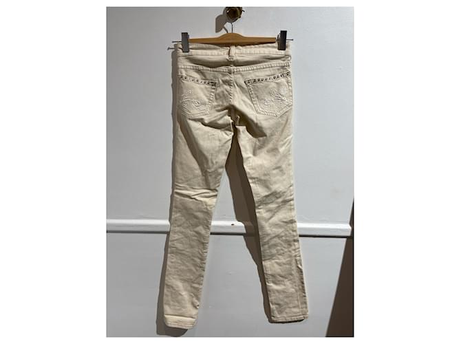 ISABEL MARANT Jeans T.FR 34 Algodón Beige - vista 5