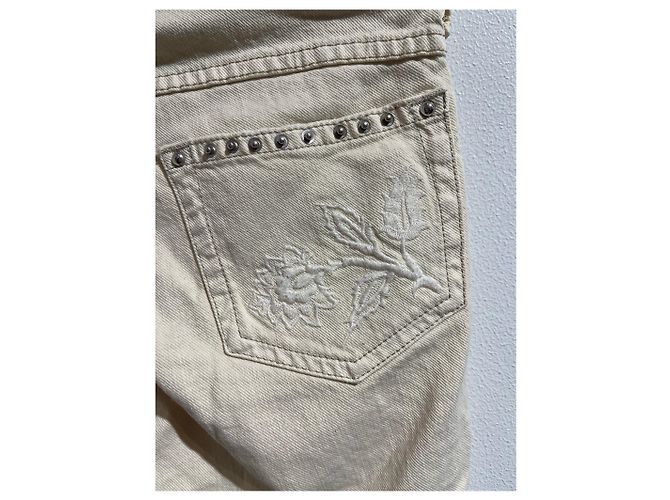 ISABEL MARANT Jeans T.FR 34 Algodón Beige - vista 6