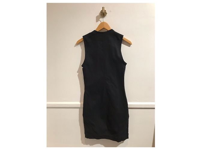 IRO Kleid T.FR 38 Leinen Schwarz - Ansicht 3