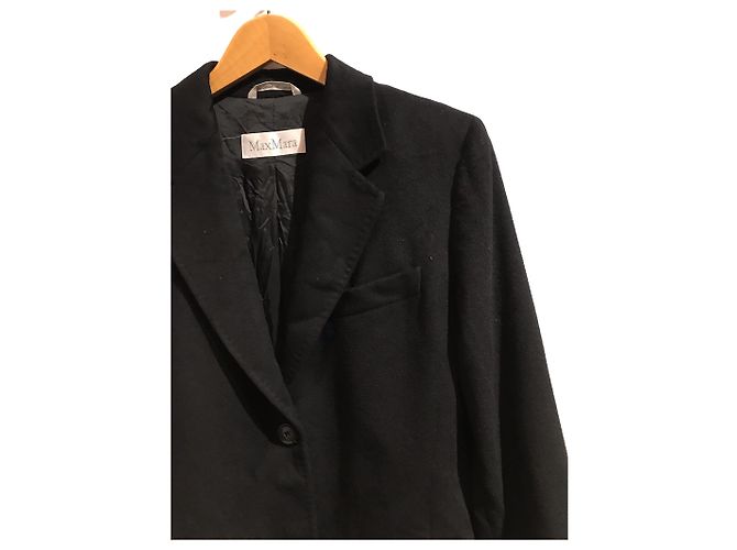 MAX MARA Jacken T.FR 42 Wolle Schwarz - Ansicht 2