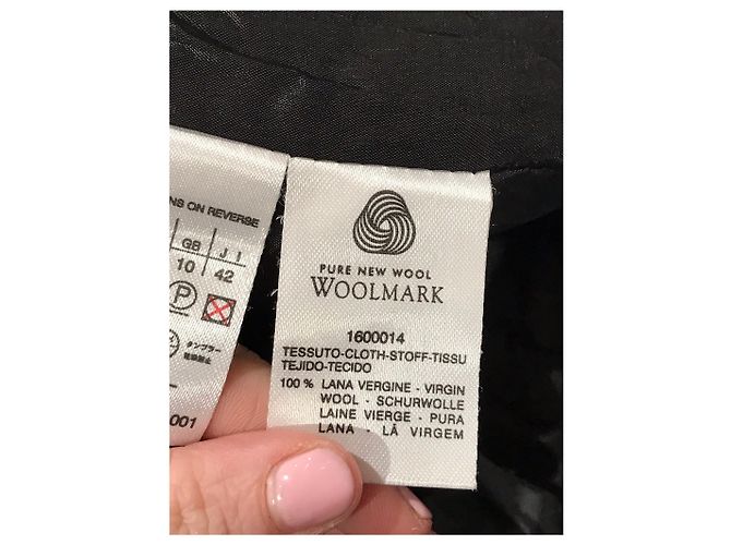 MAX MARA Jacken T.FR 42 Wolle Schwarz - Ansicht 5