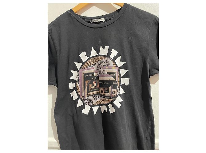 ISABEL MARANT ETOILE Tops T.Internacional XS Algodón Negro - vista 2