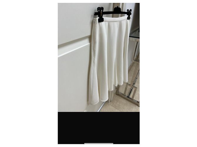 Falda acampanada blanca Karen Millen Blanco - vista 3