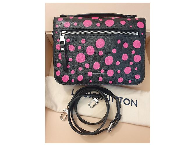Metis Louis Vuitton Meris Kusama Nero - vista 7