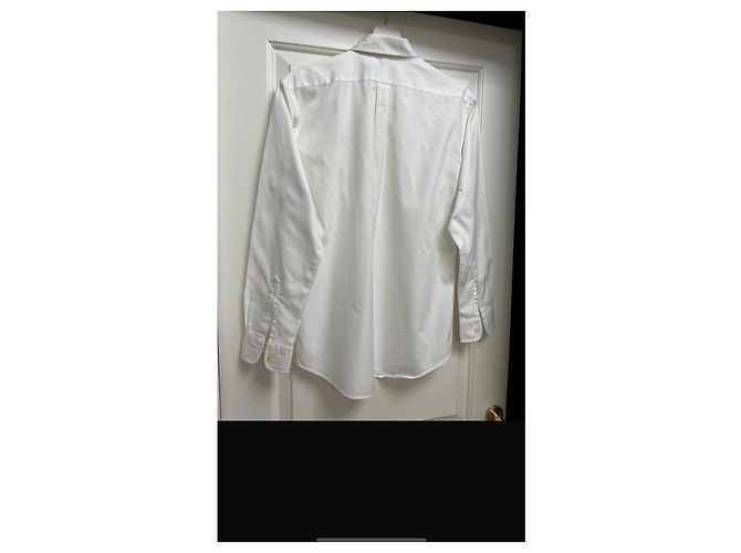 Camicia Ralph Lauren Bianca in Cotone Taglia M Bianco - vista 2