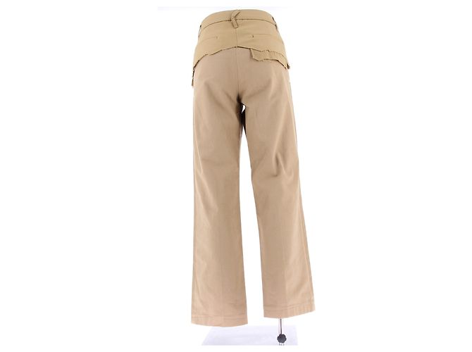 Autre Marque NO FIRMADO / SIN FIRMA Pantalones T.0-5 1 Algodón Beige - vista 2
