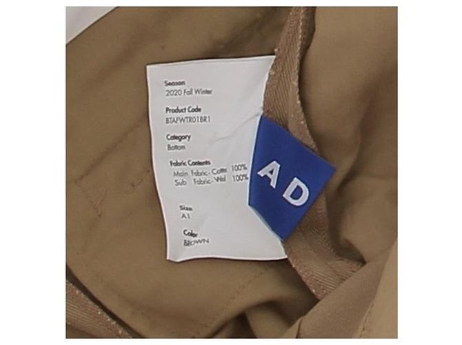 Autre Marque NO FIRMADO / SIN FIRMA Pantalones T.0-5 1 Algodón Beige - vista 6