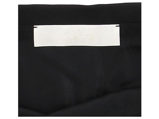 LANVIN Dresses T.FR 38 Silk Black - view 3