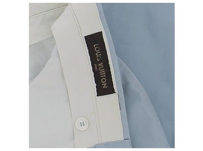 Pantaloni LOUIS VUITTON T.IT 52 Cotone Blu - vista 4