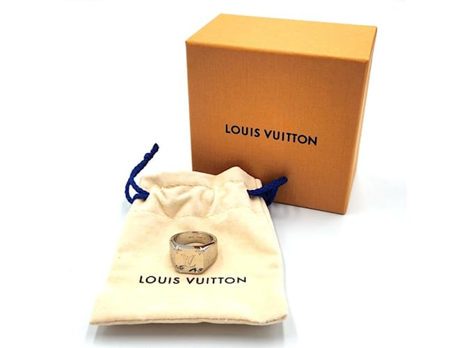 Anello sigillo Monogram Louis Vuitton Argento - vista 10