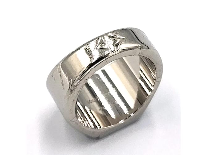 Anello sigillo Monogram Louis Vuitton Argento - vista 4