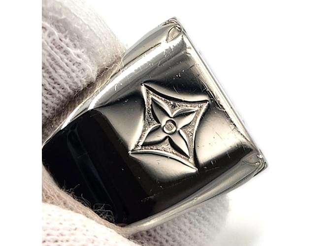 Anello sigillo Monogram Louis Vuitton Argento - vista 9