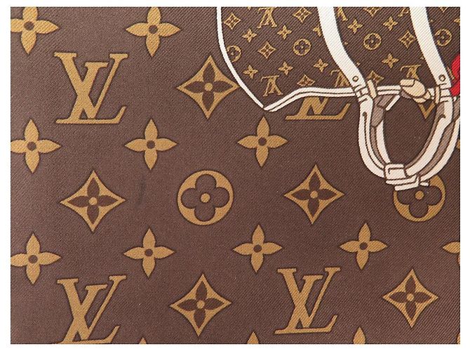 SEIDENSCHAL LOUIS VUITTON MALLE TRUNK MONOGRAM 401307 IN BRAUN - Ansicht 10