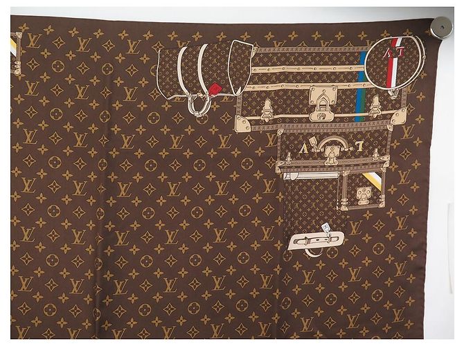 SEIDENSCHAL LOUIS VUITTON MALLE TRUNK MONOGRAM 401307 IN BRAUN - Ansicht 3