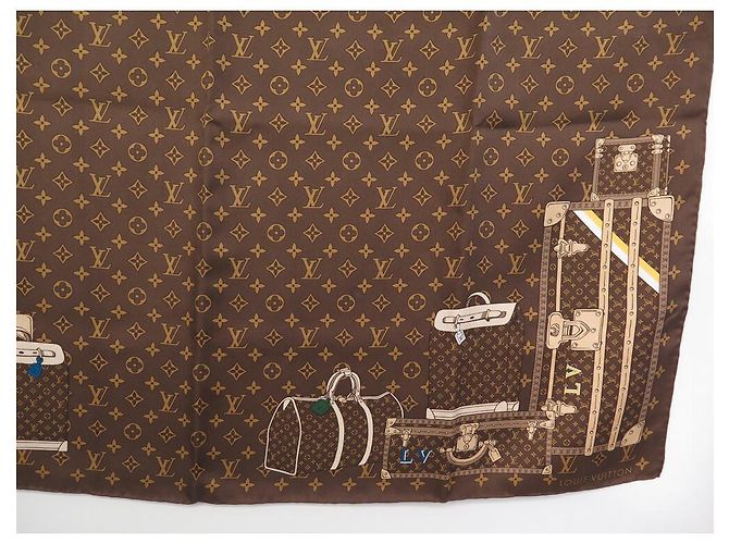 SEIDENSCHAL LOUIS VUITTON MALLE TRUNK MONOGRAM 401307 IN BRAUN - Ansicht 4