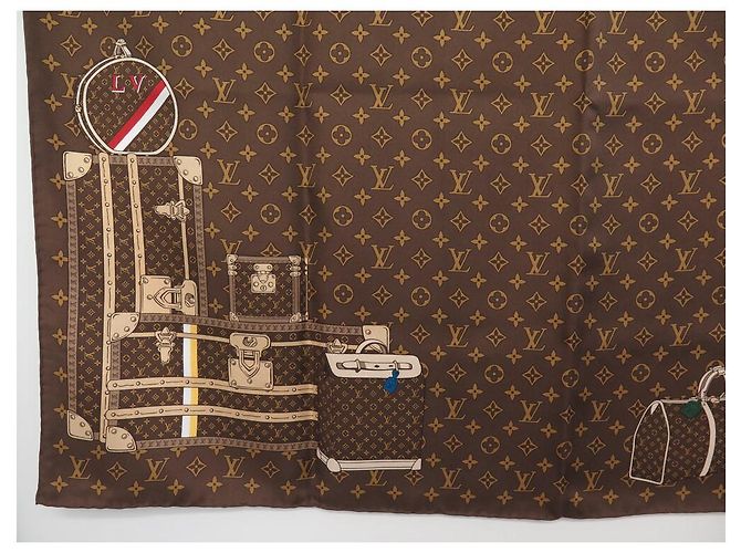 SEIDENSCHAL LOUIS VUITTON MALLE TRUNK MONOGRAM 401307 IN BRAUN - Ansicht 5