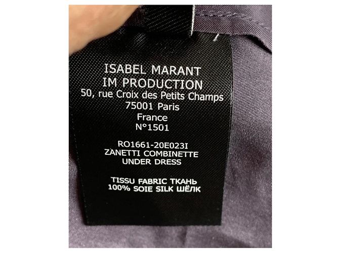 Abito Isabel Marant Etoile Zanetti in cotone colore notte - vista 5