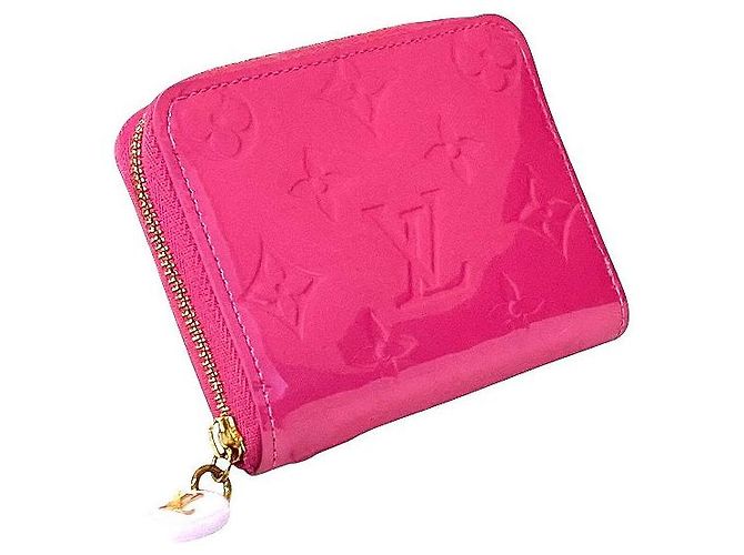 Portafoglio Zippy Vernis Louis Vuitton M82976 Rosa - vista 9