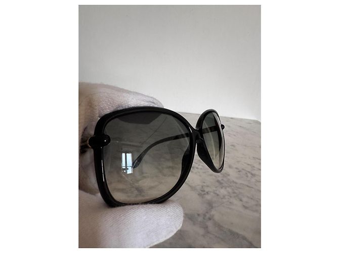 Tom Ford Oversized Sonnenbrille Schwarz Gradient - Ansicht 2
