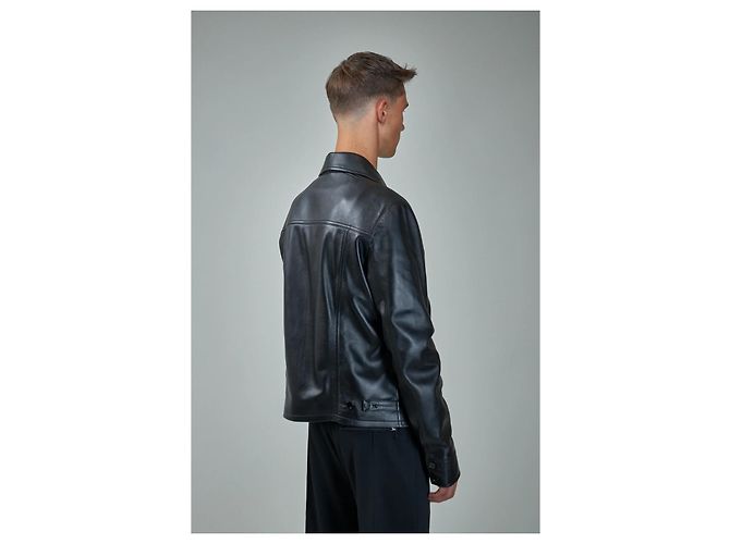 Courreges Einzelne Taschenlederjacke COURRÈGES - Ansicht 4