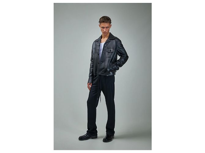 Courreges Einzelne Taschenlederjacke COURRÈGES - Ansicht 6