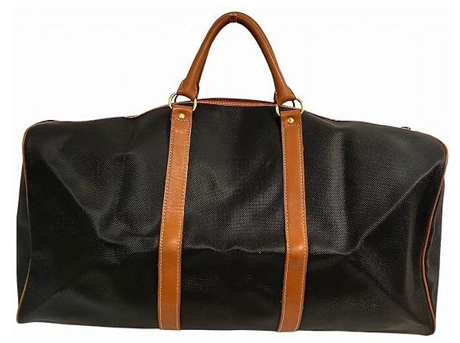 Longchamp Black Brown Boston Bag Unisex - view 2
