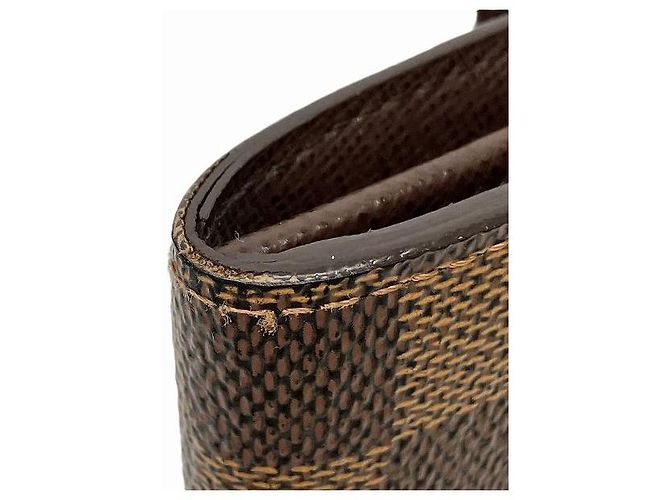 Portefeuille Sarah Damier Louis Vuitton N61726 Marron - vue 3