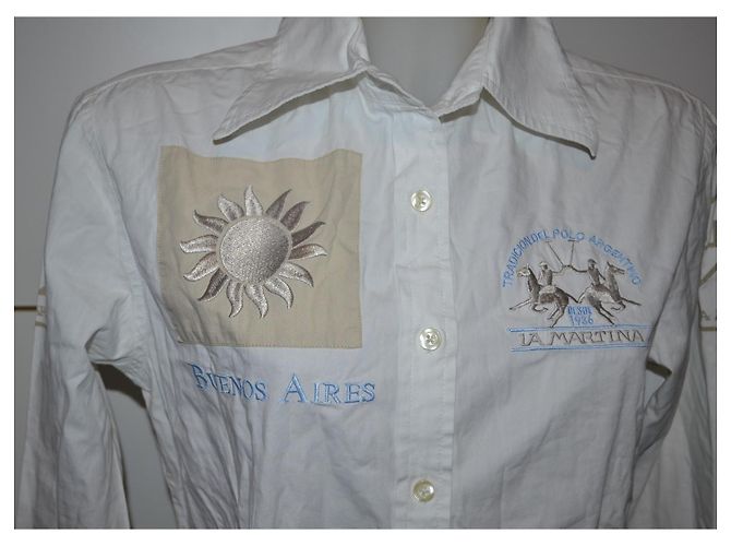 Autre Marque Camisa La Martina de algodón XL Multicolor - vista 2