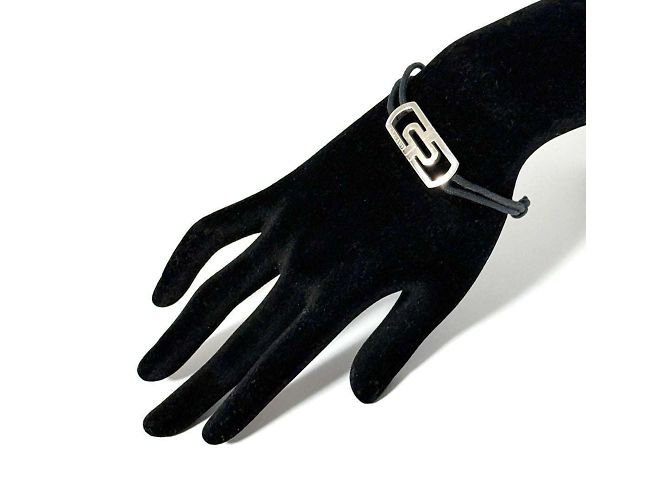 Bulgari Bracciale in corda Paretenci da uomo Bvlgari in argento - vista 10