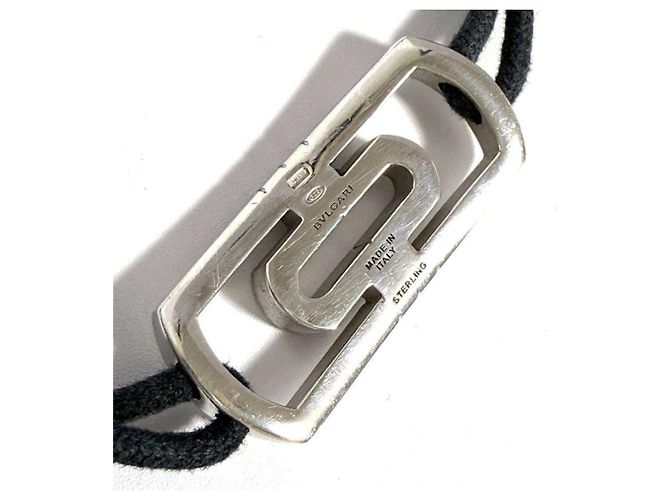 Bulgari Bracciale in corda Paretenci da uomo Bvlgari in argento - vista 5
