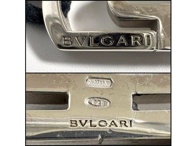 Bulgari Bracciale in corda Paretenci da uomo Bvlgari in argento - vista 8