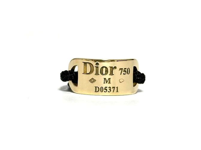 Anello Gormet Couture da uomo Christian Dior in oro giallo 18K - vista 2