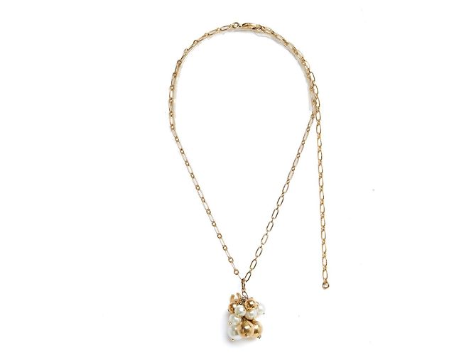 Collana Chanel 2007 CC Perle e perline con nappina su catena D'oro - vista 2