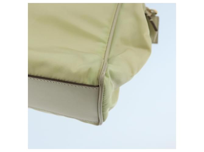 PRADA Borsa a mano in nylon beige Auth ac3438 - vista 15