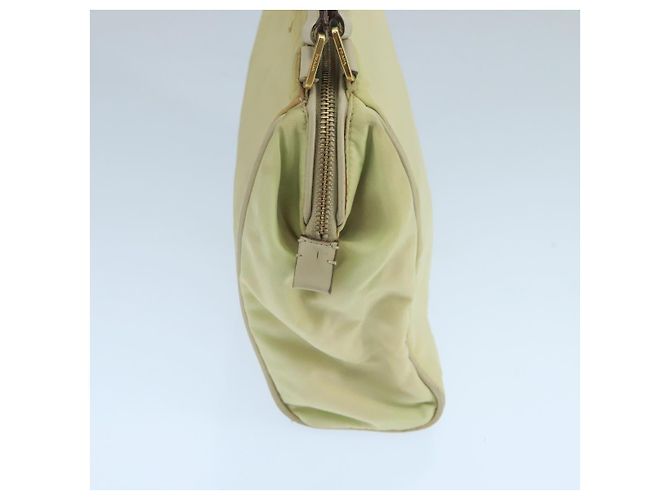 PRADA Borsa a mano in nylon beige Auth ac3438 - vista 3