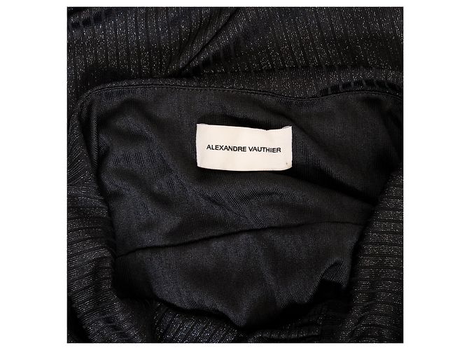 Autre Marque Falda Mini Brillante Alexandre Vauthier Negro - vista 7
