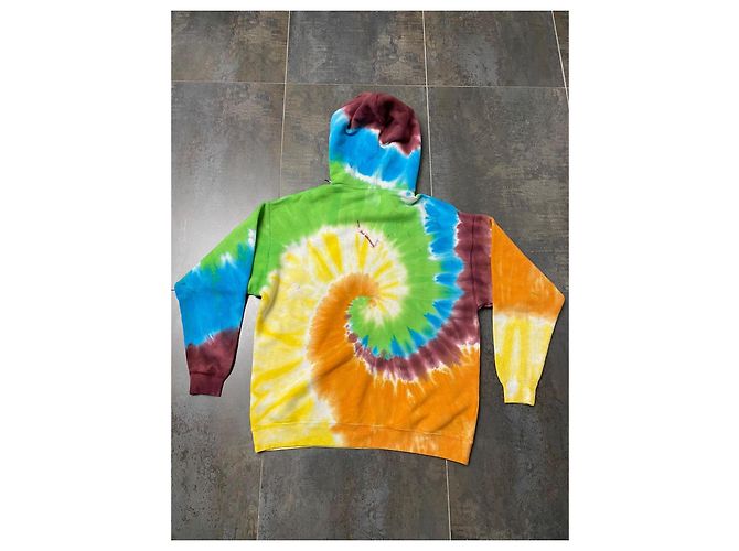 Sudadera con capucha R13 Tie Dye Arcoíris Algodón Lyocell XXS Multicolor - vista 5