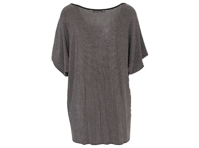 Camiseta oversized con strass Pierre Balmain Negro - vista 2