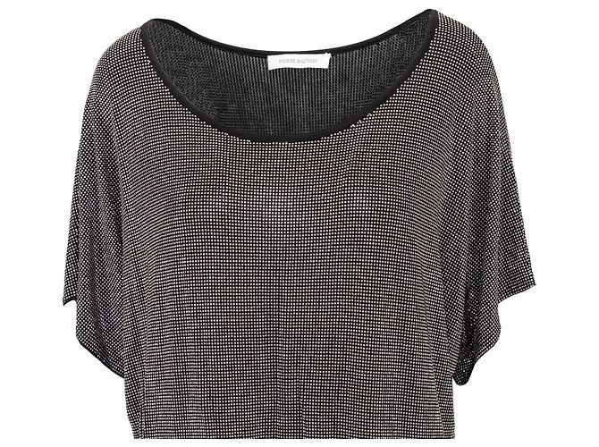 Camiseta oversized con strass Pierre Balmain Negro - vista 3