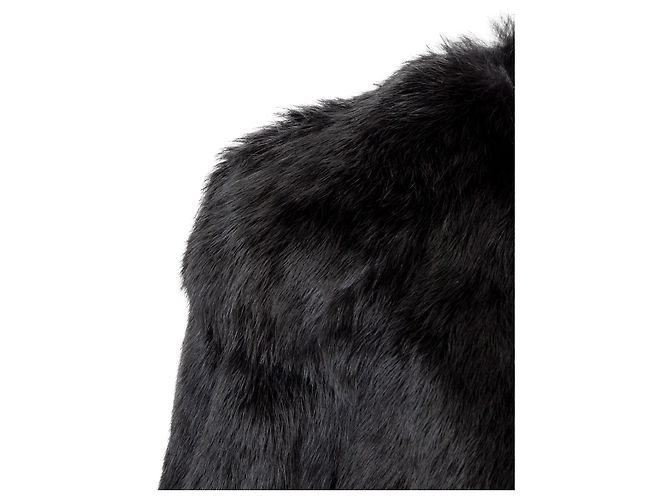 Armani Exchange Kunstfelljacke Schwarz - Ansicht 10