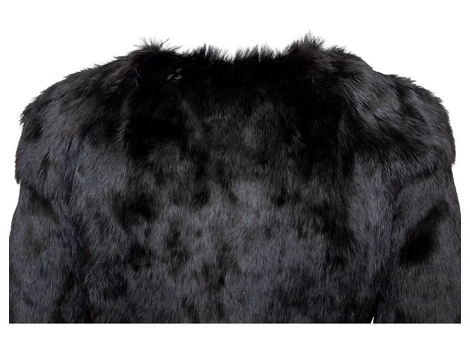 Armani Exchange Kunstfelljacke Schwarz - Ansicht 6