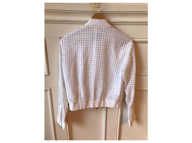 Chaquetas ICEBERG T.it 38 de algodón Blanco - vista 2