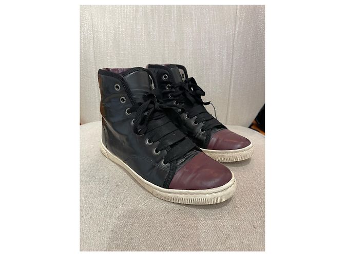 Sneakers LANVIN T.EU 36 Pelle Nero - vista 2