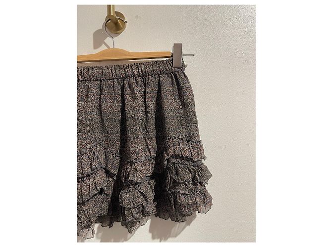 Faldas ISABEL MARANT T.FR 36 Seda Negro - vista 2
