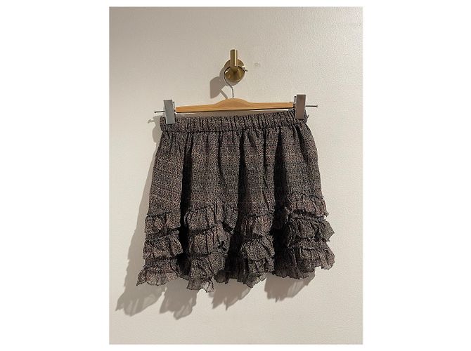 Faldas ISABEL MARANT T.FR 36 Seda Negro - vista 3
