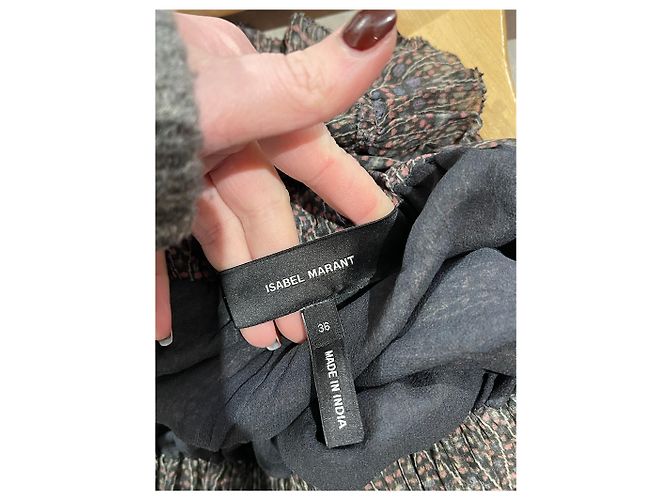 Faldas ISABEL MARANT T.FR 36 Seda Negro - vista 4